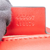 Gucci Red Leather GG Marmont Crossbody Bag