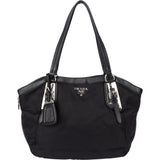 Prada Black Tessuto Zipper Handbag