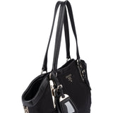 Prada Black Tessuto Zipper Handbag