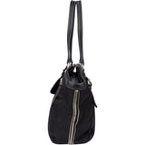 Prada Black Tessuto Zipper Handbag