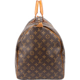Louis Vuitton Canvas Monogram Keepall 55 Bandouliere