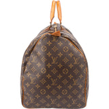 Louis Vuitton Canvas Monogram Keepall 55 Bandouliere