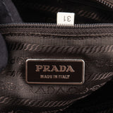 Prada Brown Nylon Triangle Handbag