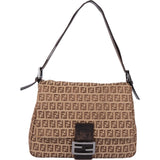 Fendi FF Monogram Baguette Mamma Handbag