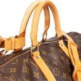 Louis Vuitton Canvas Monogram Keepall 55 Bandouliere