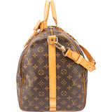 Louis Vuitton Canvas Monogram Keepall 55 Bandouliere