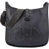 Hermès Noir Evelyne GM Ardennes Crossbody Bag