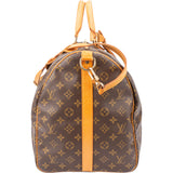 Louis Vuitton Canvas Monogram Keepall 55 Bandouliere