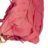 Prada Pink Quilted Nylon City Handbag