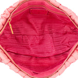 Prada Pink Quilted Nylon City Handbag