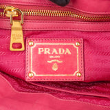 Prada Pink Quilted Nylon City Handbag