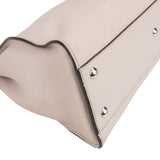Fendi Grey Leather Peekaboo Handbag