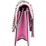 Gucci Pink Velvet Crystal Mini Dionysus Crossbody Bag