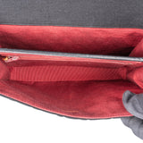 Chanel Quilted Cotton 24K Gold Single Flap Shoulder Bag