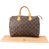 Louis Vuitton Canvas Monogram Speedy 30 Handbag