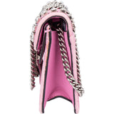 Gucci Pink Velvet Crystal Mini Dionysus Crossbody Bag