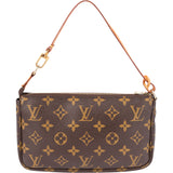 Louis Vuitton Canvas Monogram Pochette Accessoire Handbag