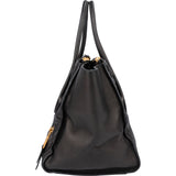 Miu Miu Black Leather Motorcycle Handbag