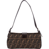 Fendi FF Monogram Baguette Shoulder Bag