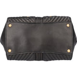 Miu Miu Black Leather Motorcycle Handbag