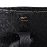 Hermès Noir Evelyne GM Ardennes Crossbody Bag