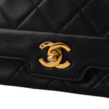 Chanel Quilted Lambskin 24K Gold Single Flap Crossbody Bag