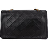 Chanel Quilted Lambskin 24K Gold Single Flap Crossbody Bag