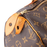 Louis Vuitton Canvas Monogram Speedy 30 Handbag