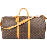 Louis Vuitton Canvas Monogram Keepall 60 Bandouliere