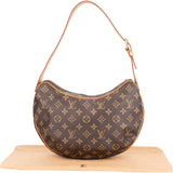 Louis Vuitton Canvas Monogram Croissant MM Shoulder Bag