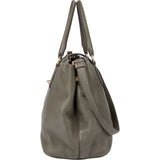 Prada Green Calfskin Vitello Handbag