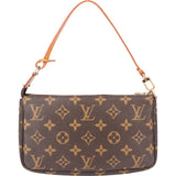 Louis Vuitton Canvas Monogram Pochette Accessoire Handbag
