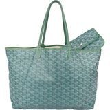 Goyard Green Goyardine Monogram Saint Louis PM Shopper Handbag