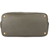 Prada Green Calfskin Vitello Handbag