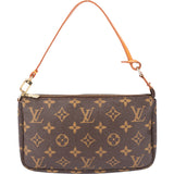 Louis Vuitton Canvas Monogram Pochette Accessoire Handbag