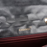 Chanel Quilted Lambskin 24K Gold Single Flap Crossbody Bag