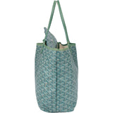 Goyard Green Goyardine Monogram Saint Louis PM Shopper Handbag