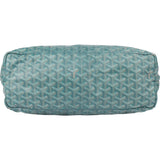 Goyard Green Goyardine Monogram Saint Louis PM Shopper Handbag