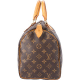 Louis Vuitton Canvas Monogram Speedy 30 Handbag