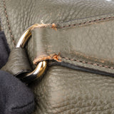 Prada Green Calfskin Vitello Handbag