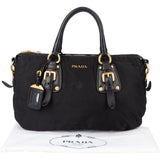 Prada Black Nylon City Handbag