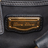 Miu Miu Heavy Rivet Details Leather Handbag