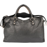 Balenciaga Grey Leather City Handbag