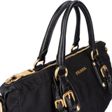 Prada Black Nylon City Handbag