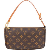 Louis Vuitton Canvas Monogram Pochette Accessoire Handbag