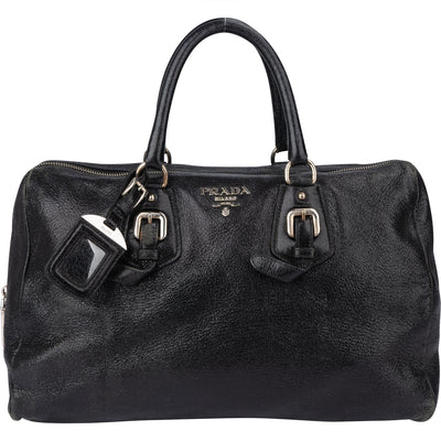 Prada Shimering Leather City Handbag
