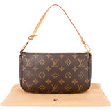 Louis Vuitton Canvas Monogram Pochette Accessoire Handbag