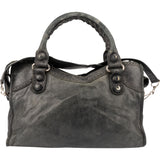 Balenciaga Black Leather Classic City Handbag