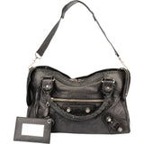Balenciaga Black Leather Classic City Handbag