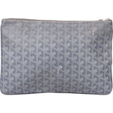 Goyard Grey Goyardine Monogram Clutch